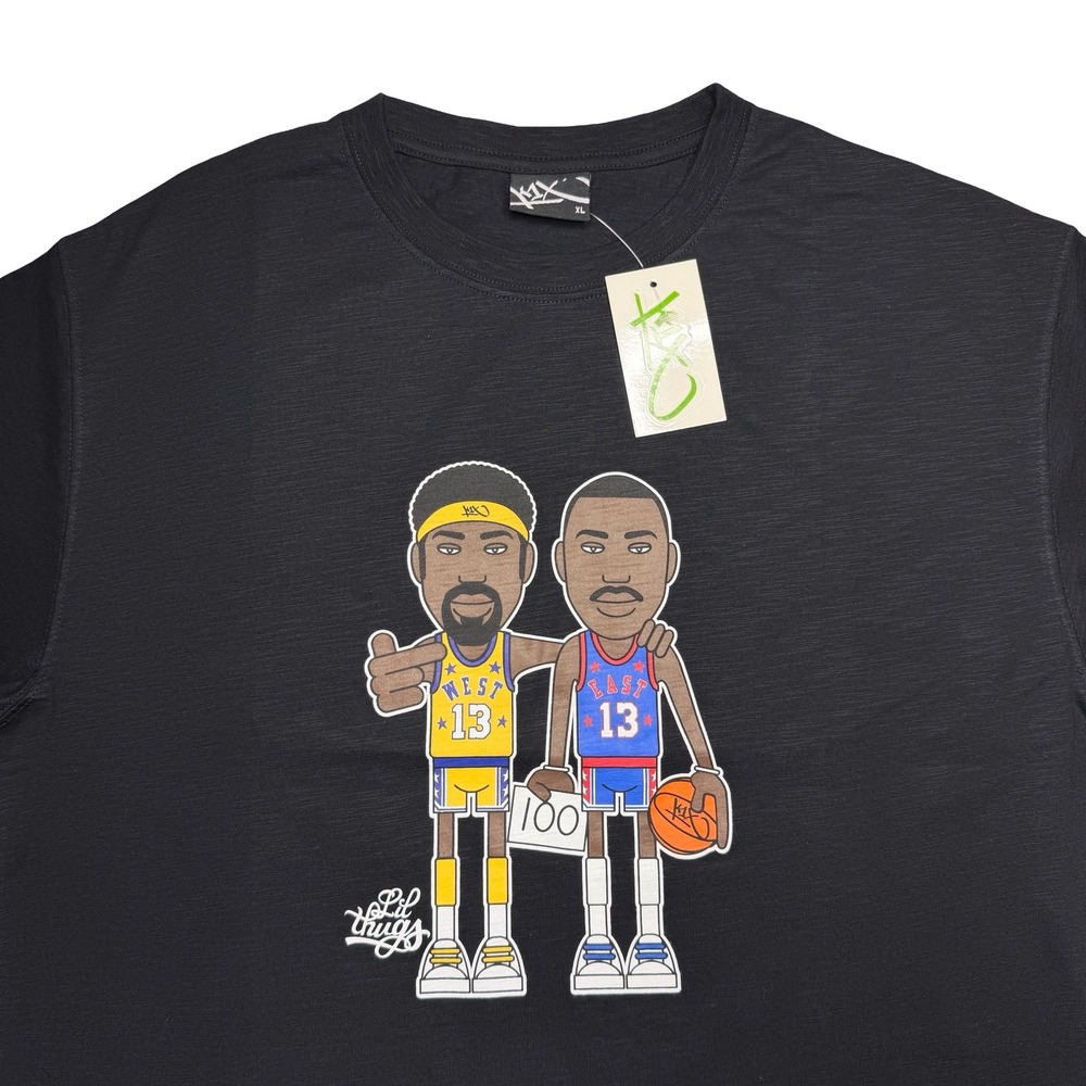Wilt Chamberlain LA Lakers Philadelphia 76ers -‎ K1X basketball shirt XL